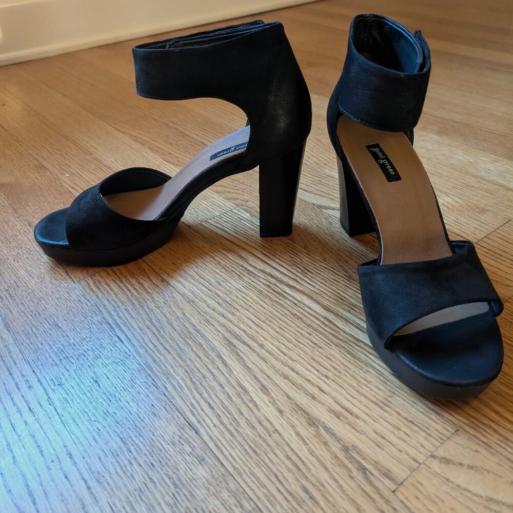 Paul Green Callaway Nubuk Heels, US Women's Size 8 (UK 5.5)